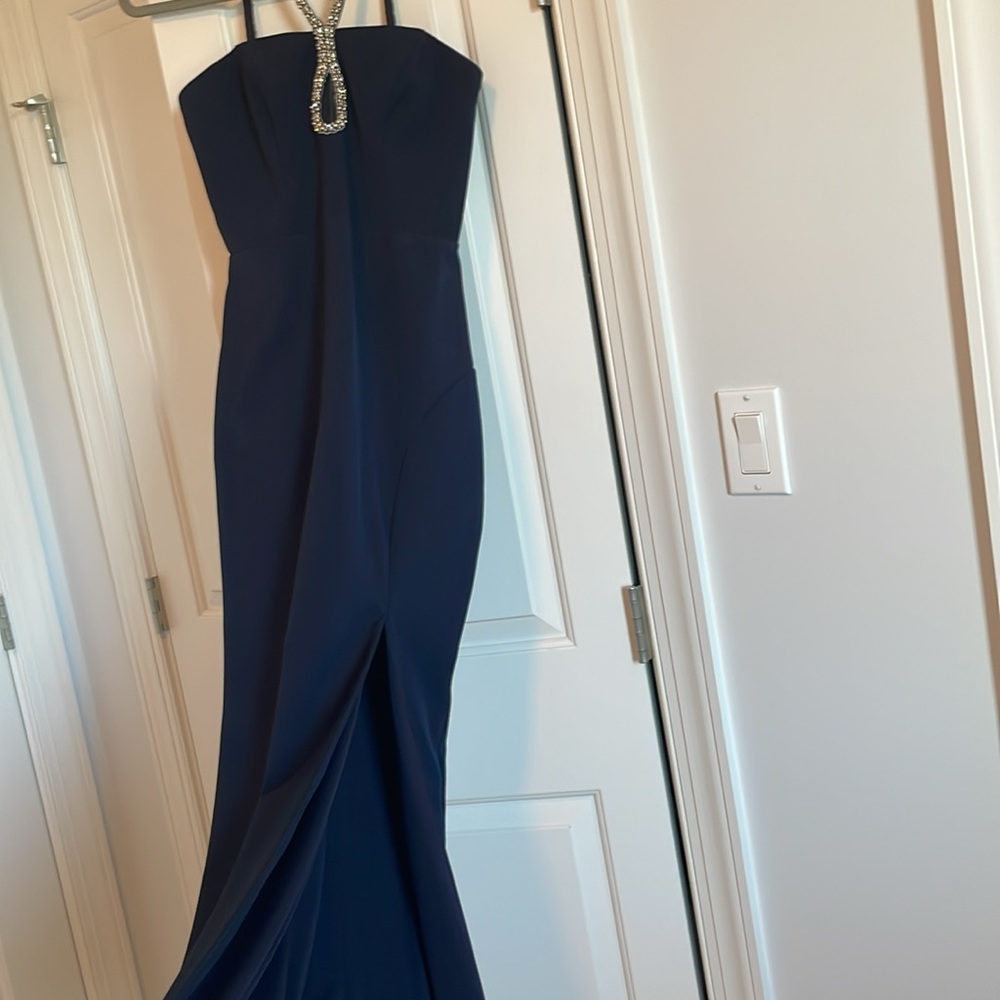 Aqua gown worn once! - Picture 5 of 15